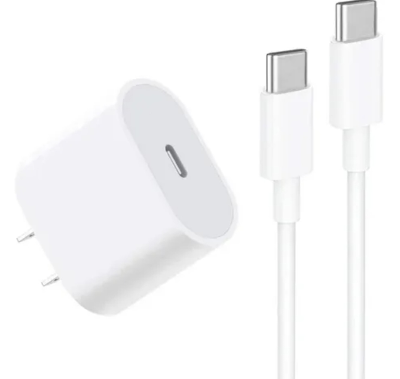 Cargadores tipo C a C. (Cable incluido)